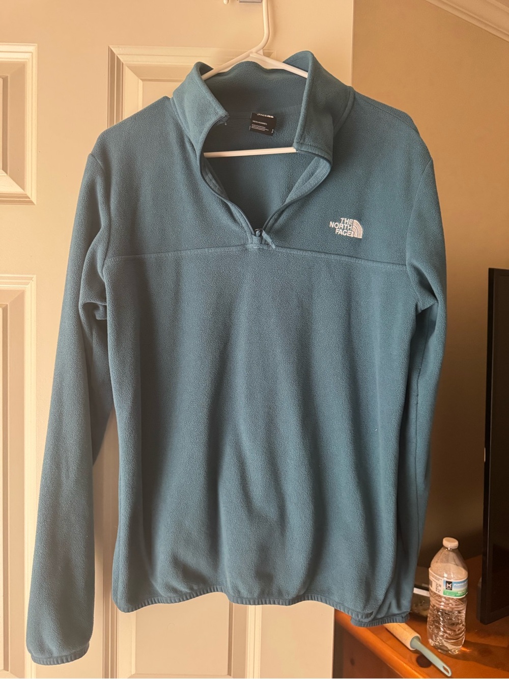 The North Face Teal Blue Quarter-Zip Fleece Pullover